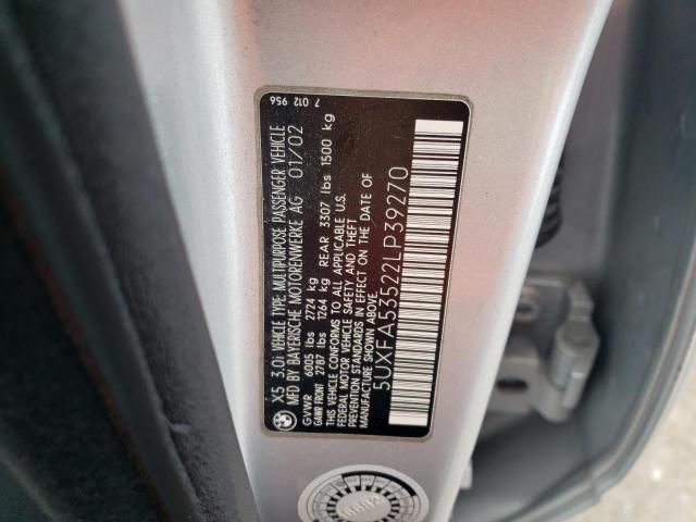 Photo 11 VIN: 5UXFA53522LP39270 - BMW X5 