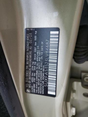 Photo 12 VIN: 5UXFA53523LV84687 - BMW X5 3.0I 