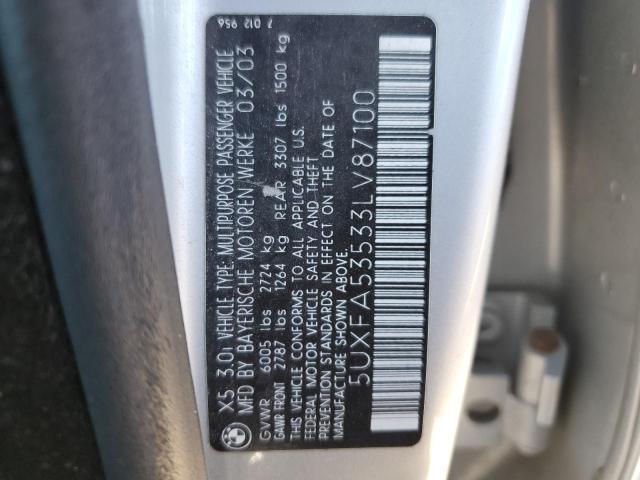 Photo 12 VIN: 5UXFA53533LV87100 - BMW X5 