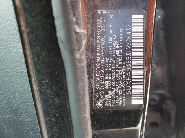 Photo 12 VIN: 5UXFA53553LW26432 - BMW X5 