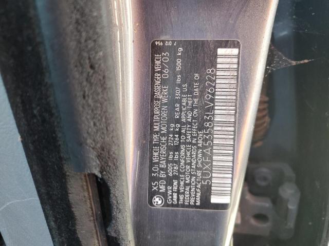 Photo 12 VIN: 5UXFA53583LV96228 - BMW X5 