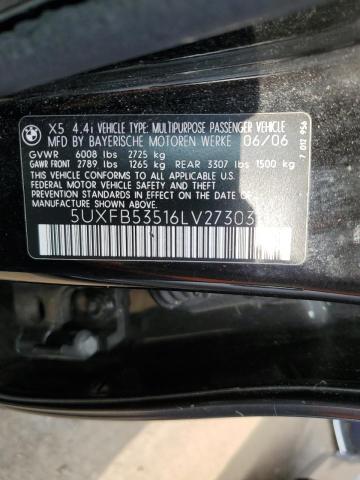 Photo 11 VIN: 5UXFB53516LV27303 - BMW X5 