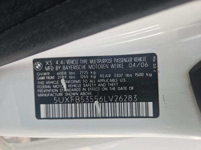 Photo 9 VIN: 5UXFB53556LV26283 - BMW X5 4.4I 