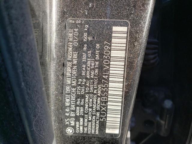 Photo 9 VIN: 5UXFB53574LV03097 - BMW X5 4.4I 