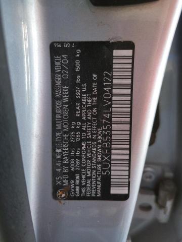 Photo 9 VIN: 5UXFB53574LV04122 - BMW X5 4.4I 