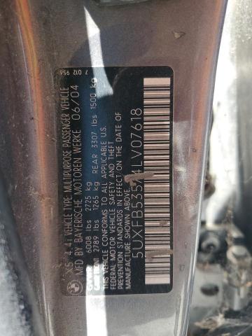 Photo 11 VIN: 5UXFB53574LV07618 - BMW X5 