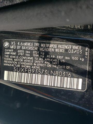 Photo 12 VIN: 5UXFB93573LN80316 - BMW X5 