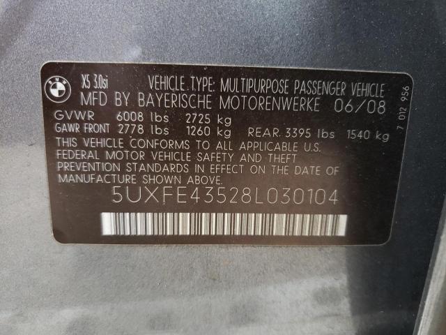 Photo 12 VIN: 5UXFE43528L030104 - BMW X5 3.0I 