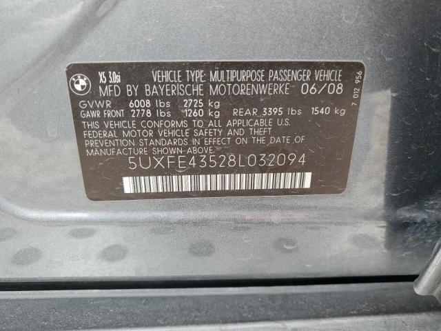 Photo 11 VIN: 5UXFE43528L032094 - BMW X5 3.0I 