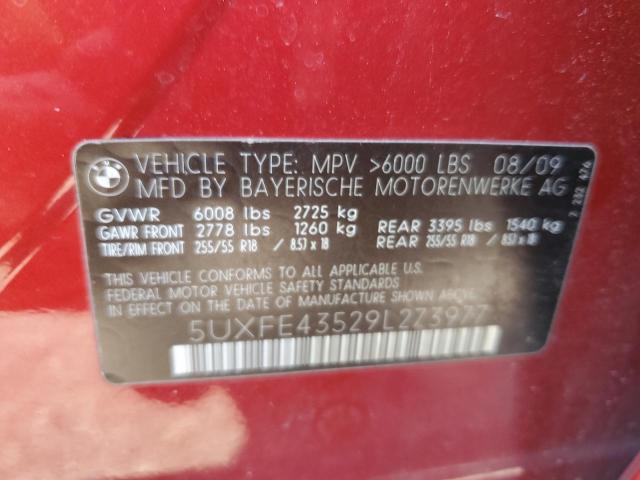 Photo 11 VIN: 5UXFE43529L273977 - BMW X5 