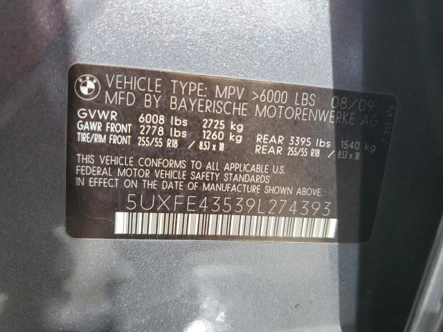 Photo 12 VIN: 5UXFE43539L274393 - BMW X5 