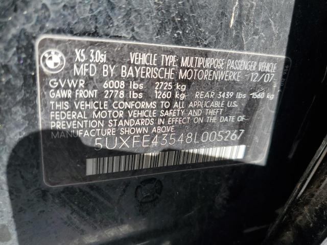 Photo 11 VIN: 5UXFE43548L005267 - BMW X5 3.0I 