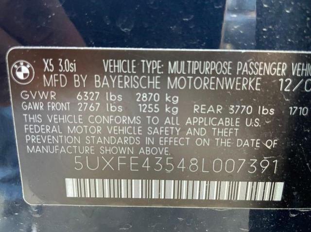 Photo 9 VIN: 5UXFE43548L007391 - BMW X5 3.0I 