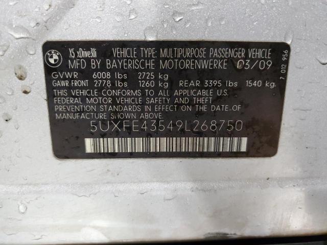 Photo 12 VIN: 5UXFE43549L268750 - BMW X5 