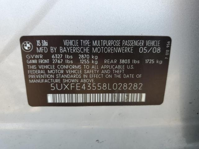 Photo 12 VIN: 5UXFE43558L028282 - BMW X5 3.0I 