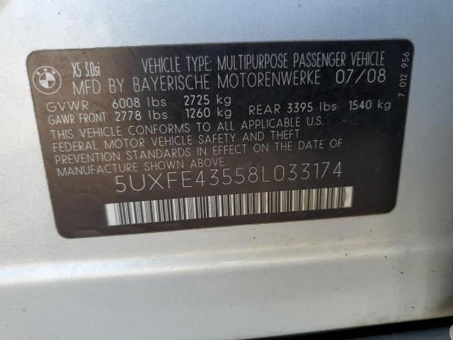 Photo 11 VIN: 5UXFE43558L033174 - BMW X5 