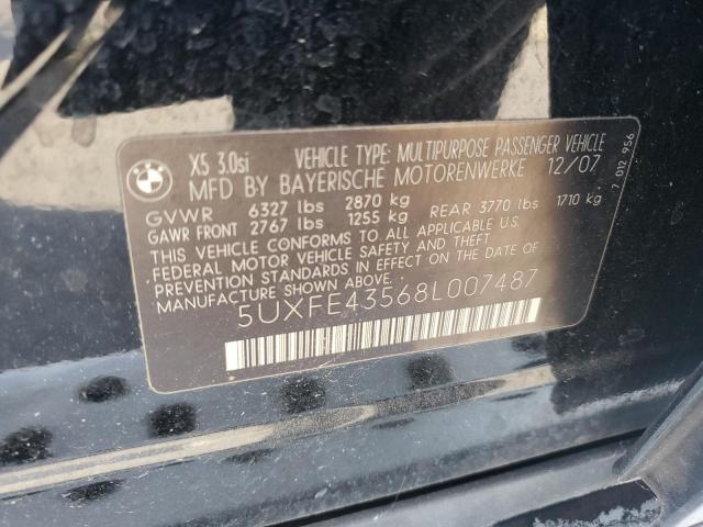 Photo 12 VIN: 5UXFE43568L007487 - BMW X5 3.0I 