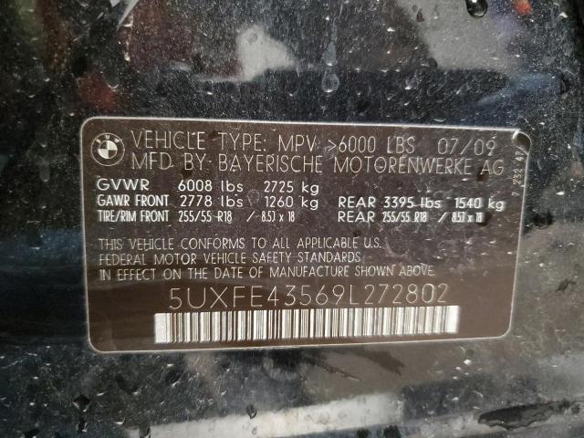 Photo 13 VIN: 5UXFE43569L272802 - BMW X5 XDRIVE3 