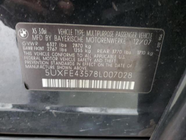 Photo 12 VIN: 5UXFE43578L007028 - BMW X5 