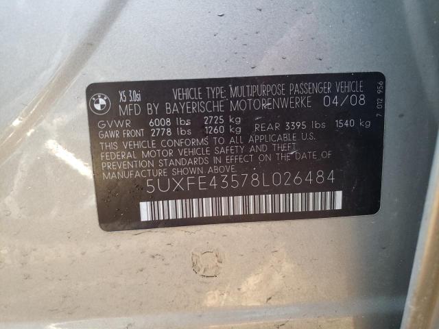 Photo 9 VIN: 5UXFE43578L026484 - BMW X5 3.0I 