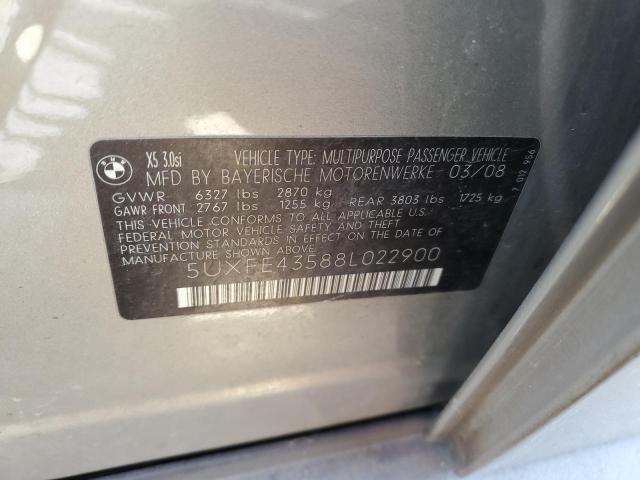 Photo 13 VIN: 5UXFE43588L022900 - BMW X5 3.0I 