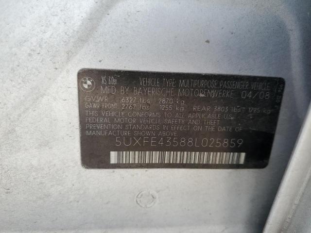 Photo 12 VIN: 5UXFE43588L025859 - BMW X5 