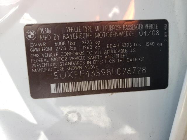 Photo 12 VIN: 5UXFE43598L026728 - BMW X5 3.0I 