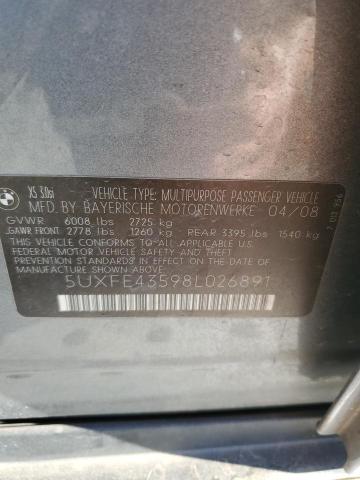 Photo 12 VIN: 5UXFE43598L026891 - BMW X5 3.0I 