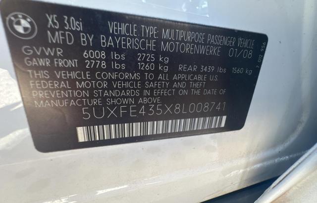 Photo 9 VIN: 5UXFE435X8L008741 - BMW X5 3.0I 