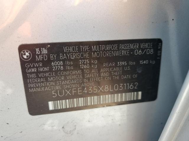 Photo 12 VIN: 5UXFE435X8L031162 - BMW X5 3.0I 