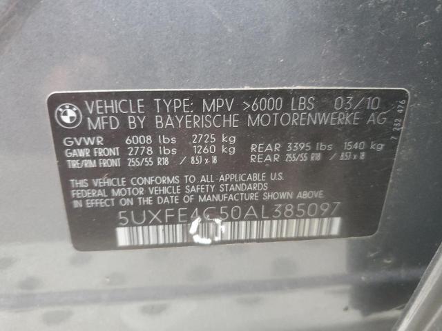 Photo 13 VIN: 5UXFE4C50AL385097 - BMW X5 XDRIVE3 