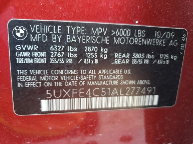 Photo 9 VIN: 5UXFE4C51AL277491 - BMW X5 XDRIVE3 