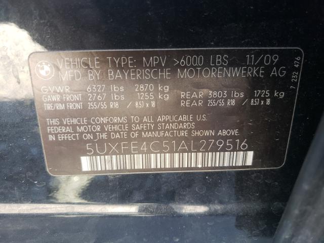 Photo 9 VIN: 5UXFE4C51AL279516 - BMW X5 XDRIVE3 