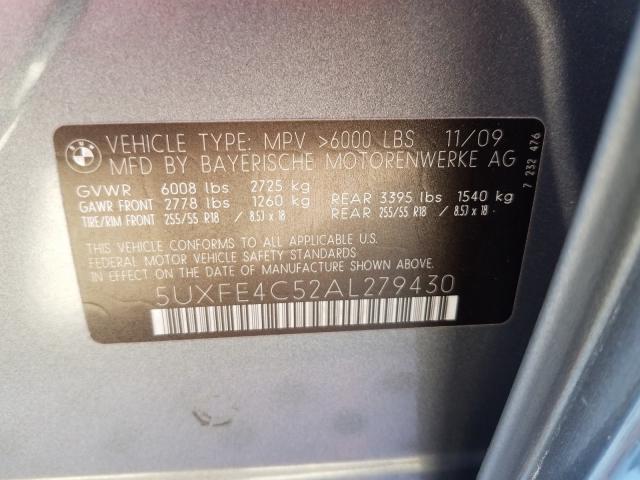 Photo 9 VIN: 5UXFE4C52AL279430 - BMW X5 XDRIVE3 