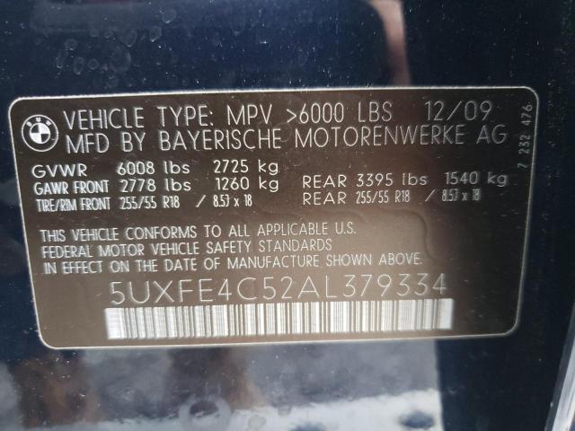 Photo 9 VIN: 5UXFE4C52AL379334 - BMW X5 XDRIVE3 