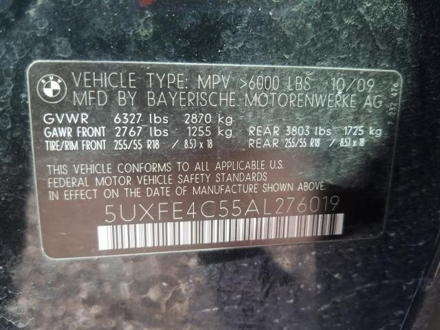 Photo 9 VIN: 5UXFE4C55AL276019 - BMW X5 XDRIVE3 