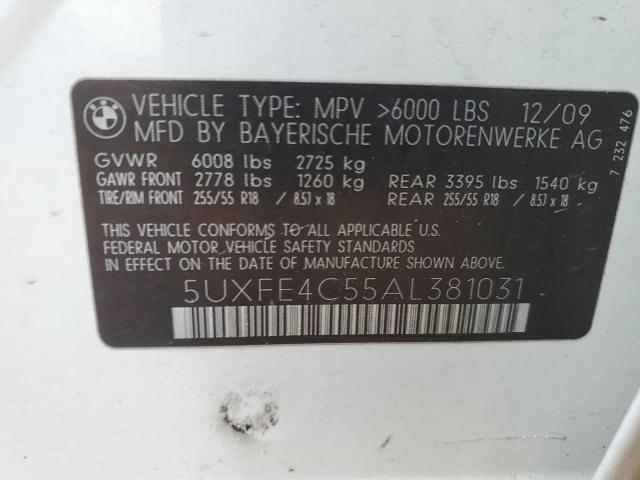 Photo 12 VIN: 5UXFE4C55AL381031 - BMW X5 XDRIVE3 