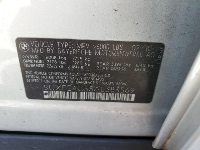 Photo 12 VIN: 5UXFE4C55AL383569 - BMW X5 XDRIVE3 