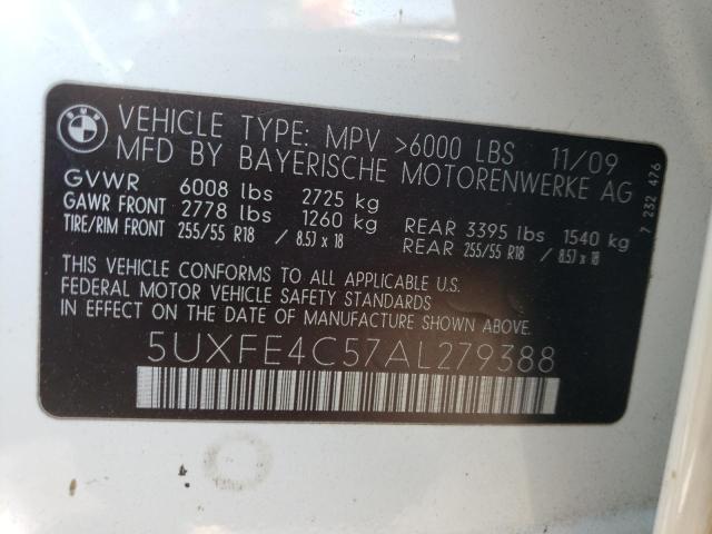 Photo 12 VIN: 5UXFE4C57AL279388 - BMW X5 XDRIVE3 