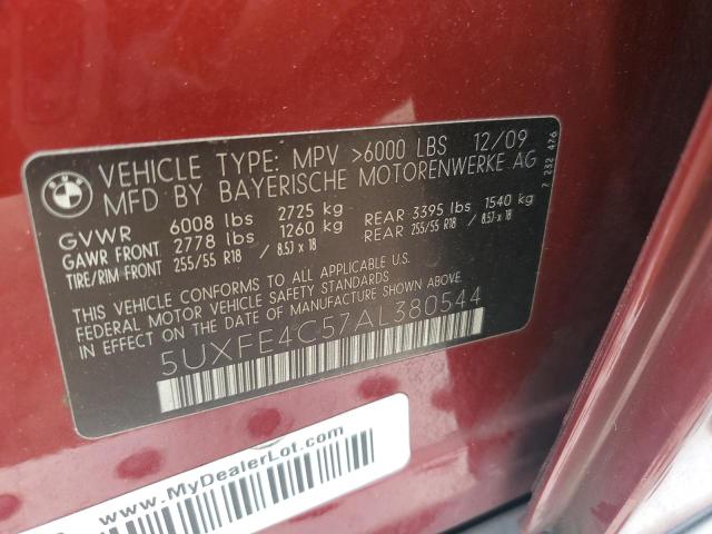 Photo 12 VIN: 5UXFE4C57AL380544 - BMW X5 XDRIVE3 