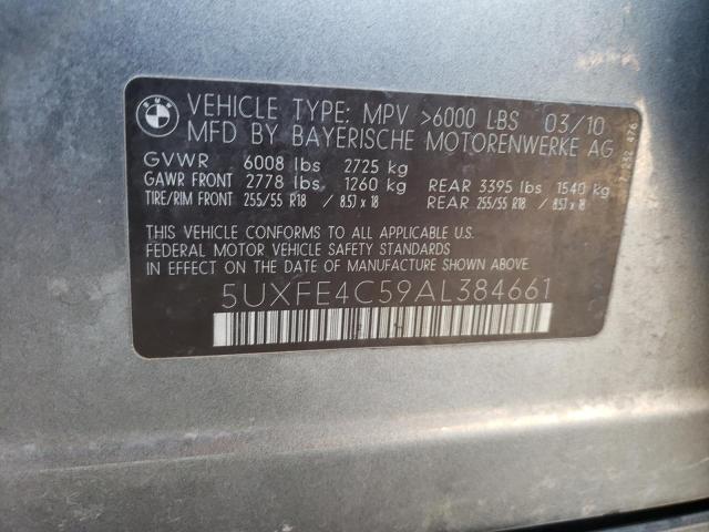 Photo 12 VIN: 5UXFE4C59AL384661 - BMW X5 XDRIVE3 