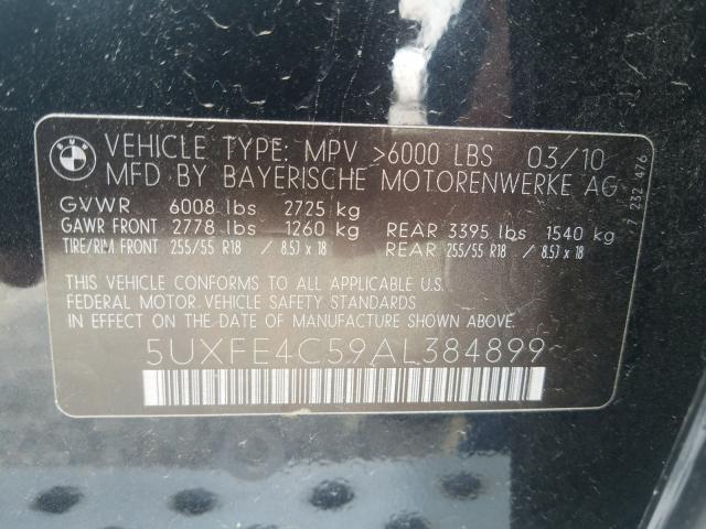 Photo 9 VIN: 5UXFE4C59AL384899 - BMW X5 