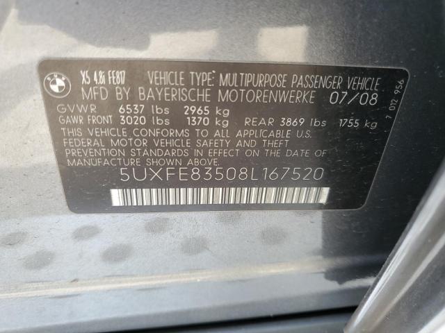 Photo 12 VIN: 5UXFE83508L167520 - BMW X5 