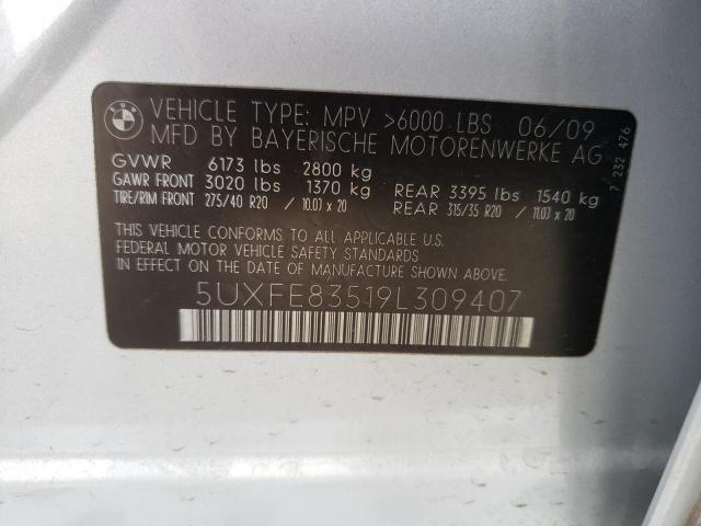 Photo 12 VIN: 5UXFE83519L309407 - BMW X5 