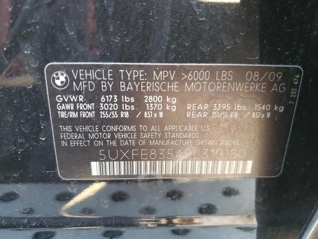 Photo 12 VIN: 5UXFE83549L310180 - BMW X5 