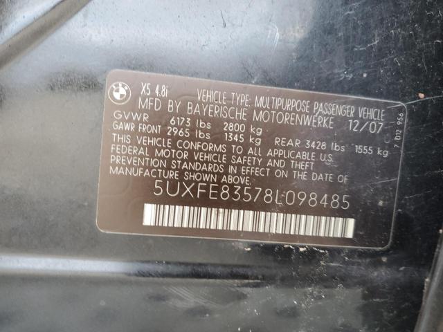 Photo 11 VIN: 5UXFE83578L098485 - BMW X5 