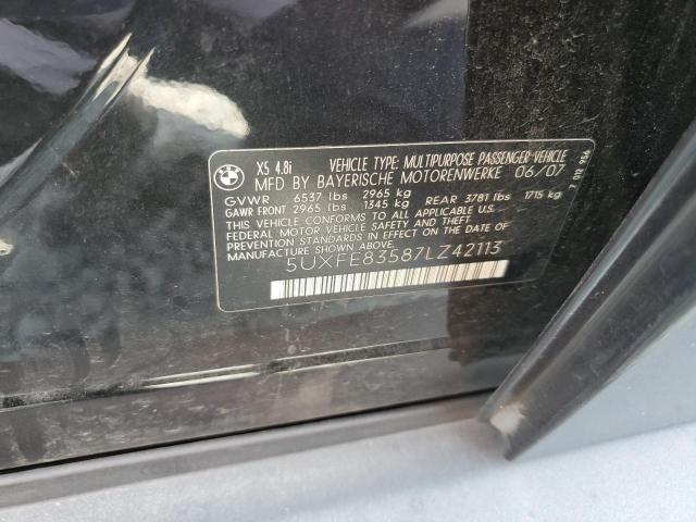 Photo 12 VIN: 5UXFE83587LZ42113 - BMW X5 4.8I 