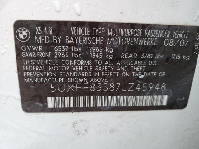 Photo 13 VIN: 5UXFE83587LZ45948 - BMW X5 