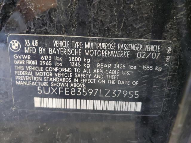 Photo 12 VIN: 5UXFE83597LZ37955 - BMW X5 