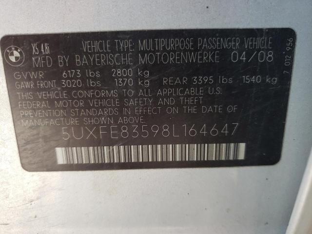 Photo 12 VIN: 5UXFE83598L164647 - BMW X5 